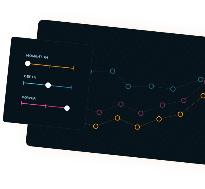 Filmstro sliders for making custom edits to royalty free music
